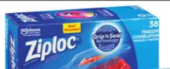 Giant Tiger Ziploc freezer bags offer