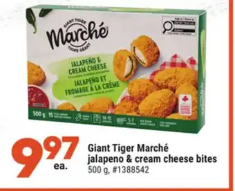 Giant Tiger Giant tiger marché jalapeno & cream cheese bites offer