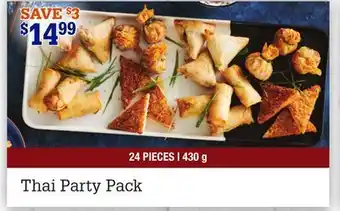 M & M Food Market Thai party pack offer