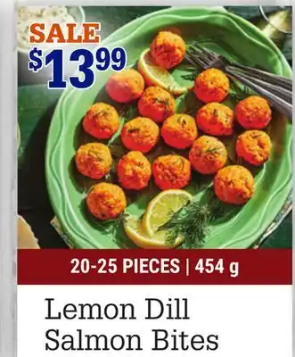 M & M Food Market Lemon dill salmon bites offer