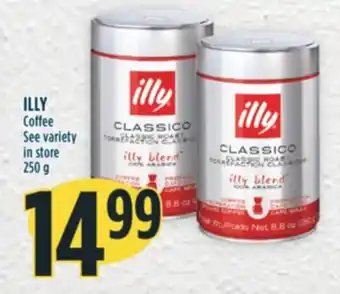 Marché Adonis Illy coffee offer