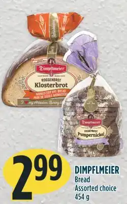 Marché Adonis Dimpflmeier bread offer