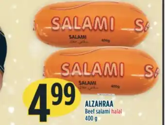 Marché Adonis Alzahraa beef salami halal offer