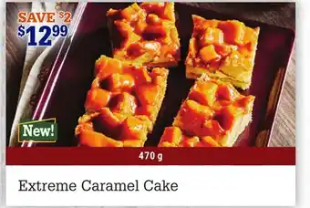M & M Food Market Extreme caramel cake offer