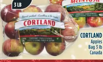 Marché Adonis Cortland apples offer