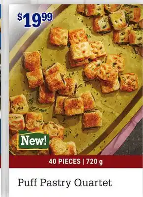 M & M Food Market Puff pastry quartet offer