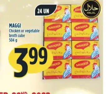 Marché Adonis Maggi chicken or vegetable broth cube offer