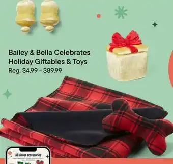 Petvalu Bailey & bella celebrates holiday giftables & toys offer