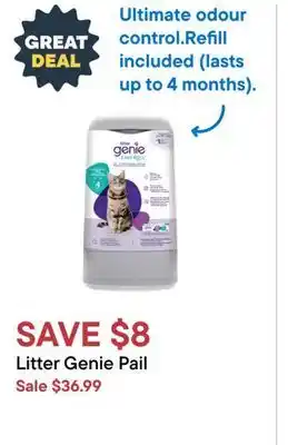 Petvalu Litter genie pail offer