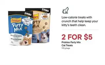 Petvalu Friskies party mix cat treats offer