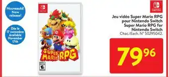 Walmart Super mario rpg for nintendo switch offer