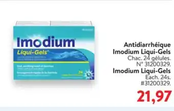 Walmart Imodium liqui-gels offer