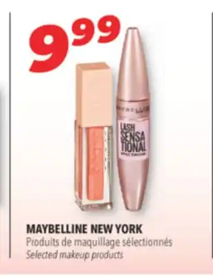 Familiprix Maybelline new york selected makeup products offer