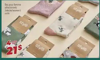 Familiprix Style selected women's socks offer