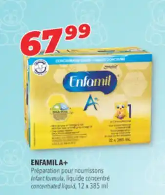 Familiprix Enfamil a+ concentrated liquid, 12 x 385 ml offer