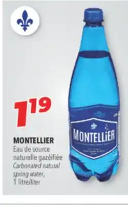 Familiprix Montellier carbonated natural spring water offer