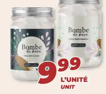 Familiprix Fizzy bath bombs offer