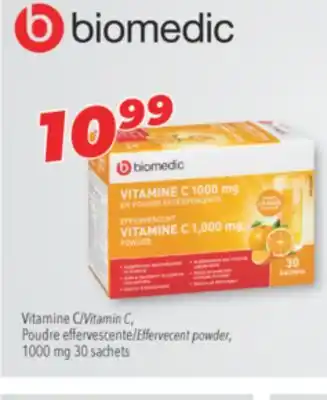 Familiprix Biomedic vitamin c, effervecent powder offer