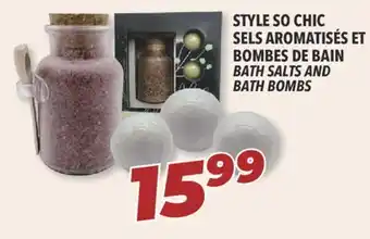 Familiprix Bath salts and bath bombs offer