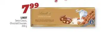 Familiprix Lindt swiss classic, chocolate offer
