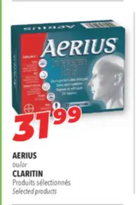 Familiprix Aerius or claritin selected products offer