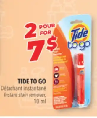 Familiprix Tide to go instant stain remover offer
