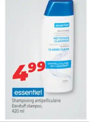 Familiprix Essentiel dandruff shampoo offer