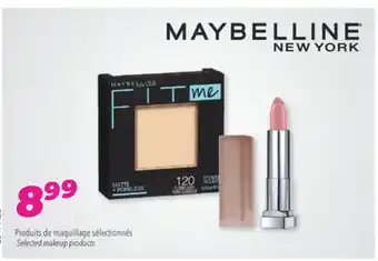 Familiprix Maybelline selected makeup products offer