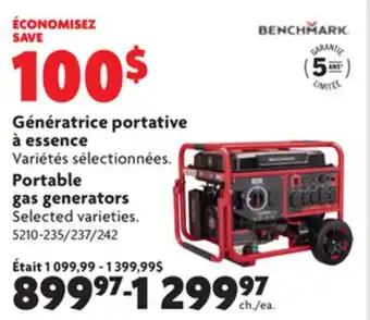 Home Hardware Portable gas generators offer