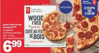 L'Intermarché Pizza cuite au feu de bois pcmd surgelées, 351 - 413 g offer