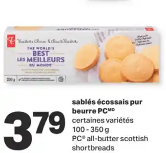 L'Intermarché Sablés écossais pur beurre, 100 - 350 g offer