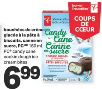 L'Intermarché Bouchées de crème glacée à la pâte à biscuits, canne en sucre, 180 ml offer