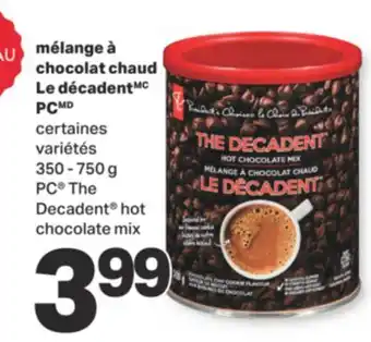 L'Intermarché Mélange à chocolat chaud le décadentmc offer