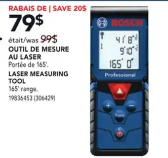 RONA Bosch laser measuring tool offer