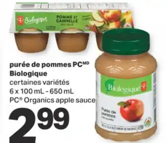 L'Intermarché Purée de pommes biologique offer