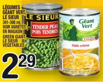 Marche Ami Légumes géant vert, le sieur offer
