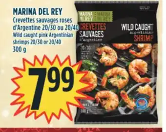 Marché Adonis Marina del rey crevettes sauvages roses d'argentine offer