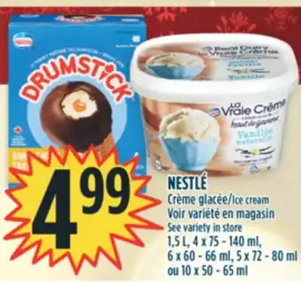 Marché Adonis Nestlé crème glacée offer