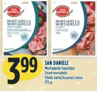 Marché Adonis San daniele mortadelle tranchée offer