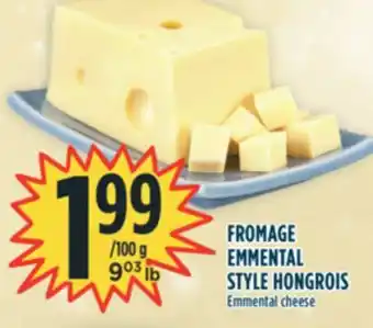 Marché Adonis Fromage emmental style hongrois offer