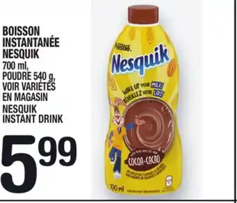 Marche Ami Boisson instantanée nesquik offer