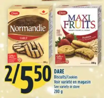 Marché Adonis Dare biscuits offer