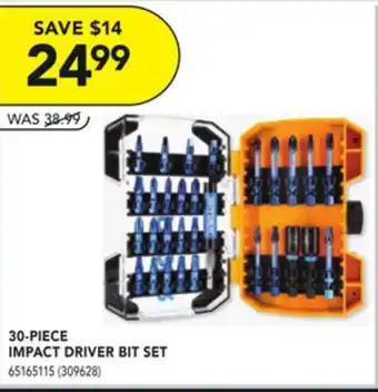 Réno Dépôt Spyder 30-piece impact driver bit set offer