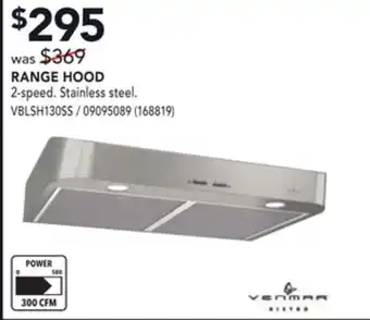 Réno Dépôt Venmar bistro range hood offer