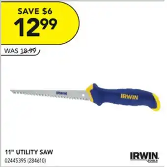 Réno Dépôt Irwin 11 utility saw offer