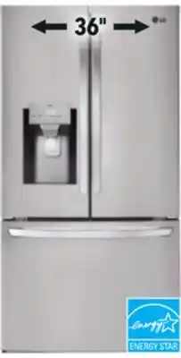 Réno Dépôt Lg 28 cu. ft. refrigerator offer