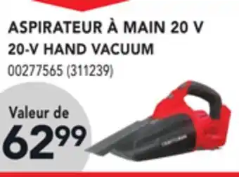 Réno Dépôt Craftsman 20-v hand vacuum offer