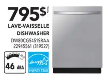 Réno Dépôt Samsung lave-vaisselle dishwasher offer