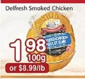 Nations Fresh Foods Delfresh Smoked Chicken offer