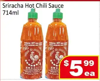 Sriracha Hot Chili Sauce 714ml